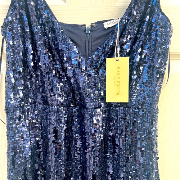 RAMY BROOK LEANNE DRESS sequin size 8 - Picture 5 of 9